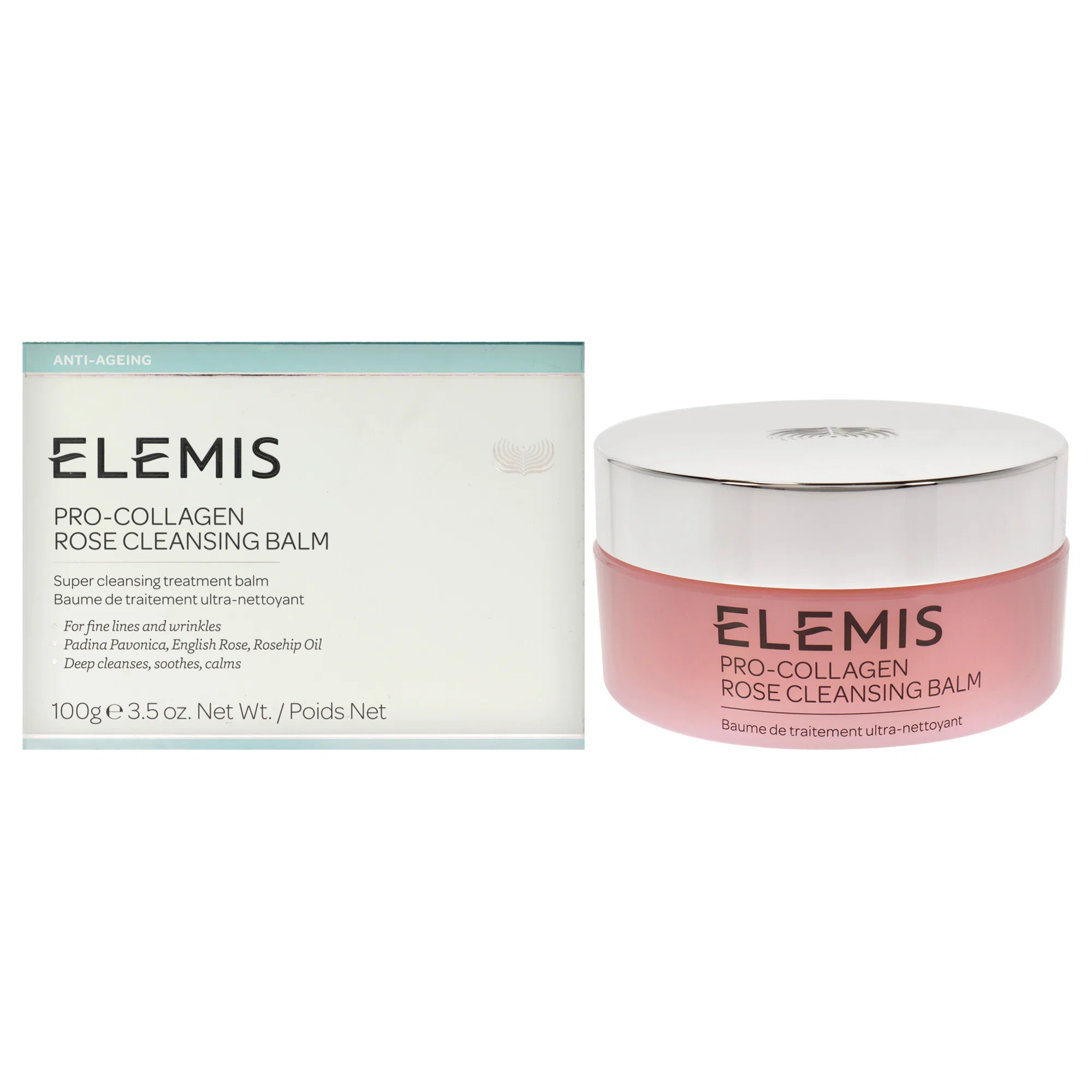 Pro-Collagen Rose Cleansing Balm by Elemis for Women - 3.5 oz Cleanser | Shop Simon