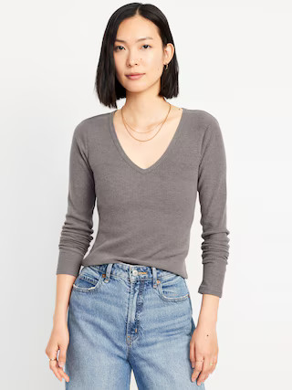 Plush V-Neck T-Shirt | Old Navy (US)