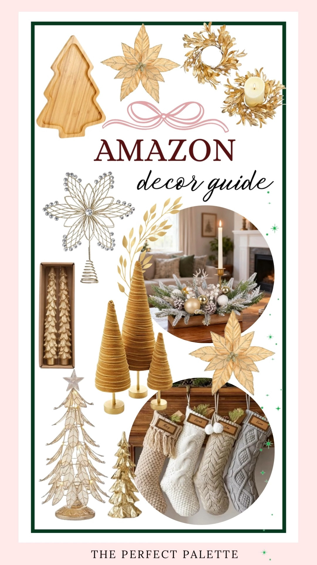 Amazon Christmas Decor // glitzy gold decor, festive holiday centerpiece, and the cutest tree topper. 🌟

Amazon Christmas,  Gold Christmas decor, Christmas table, Amazon home, Christmas decor, Christmas tablescape 
Holiday tablescape, Christmas place setting, Holiday place setting, Place setting 

Christmas party
Christmas centerpiece  

Holiday centerpiece. dining table. tablescape. holiday centerpiece. holiday party. holiday table. 

#LTKFindsUnder50 #LTKSeasonal #LTKSaleAlert #LTKFindsUnder100


#LTKHoliday #LTKHome #LTKGiftGuide
