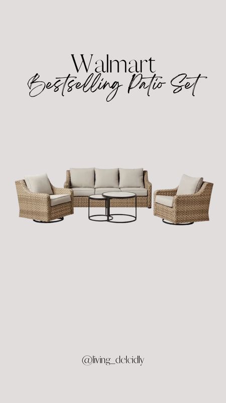 Walmart’s bestselling BH&G patio set is in stock & on sale✨This set sells out every year!

Outdoor Furniture | Outdoor Lounge Set

#LTKSeasonal #LTKsalealert #LTKhome