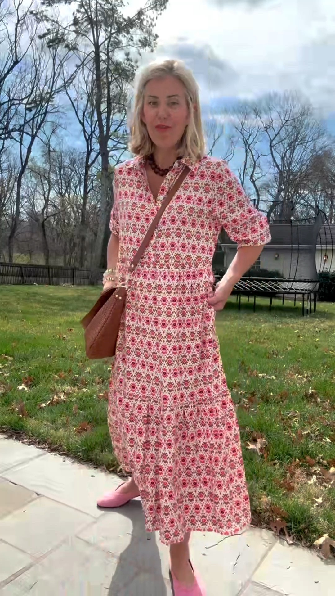 Pink and brown will forever be a favorite for me! This dress is amazing and the price point is even better! I’m in small and 7.5 flat (half size down) 

#LTKdayinmylife #LTKootd #LTKmomlife