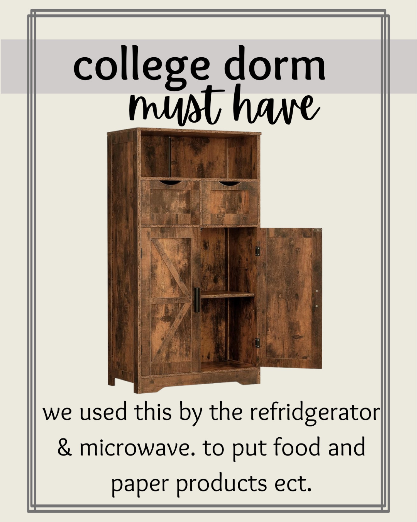 College dorm storage cabinet 
Boys dorm 