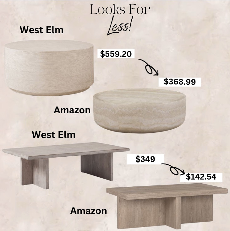 Looks for Less Coffee Tables 

#LTKStyleTip #LTKSaleAlert #LTKHome
