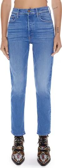 MOTHER The Tomcat High Waist Crop Straight Leg Jeans | Nordstrom | Nordstrom