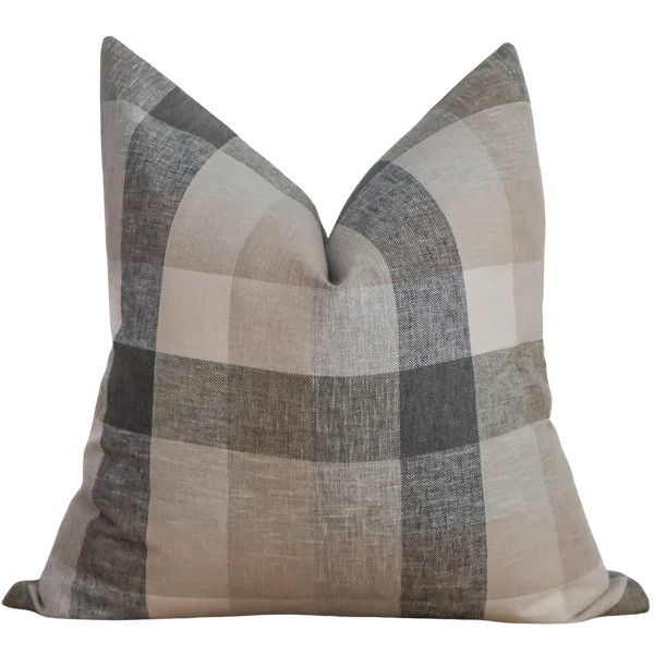 Ironwood Plaid Pillow Cover | Hackner Home (US)