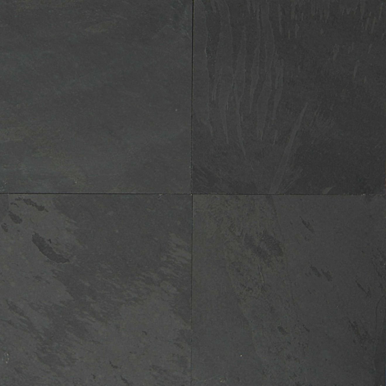 Black Pearl 24" x 24" Gauged Slate Tile | Bedrosians Tile & Stone