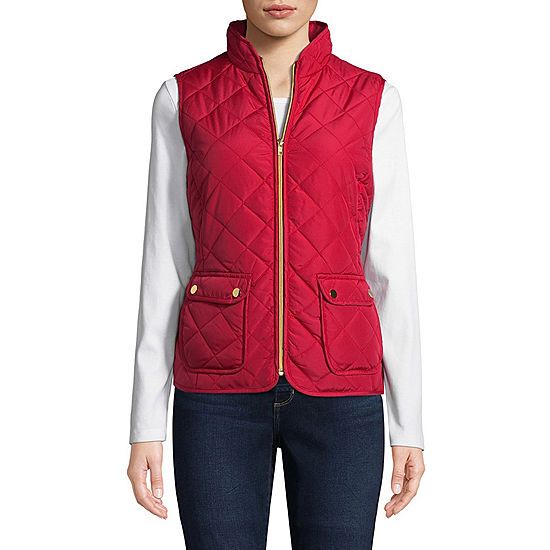 St. John's Bay Quilted Vest - Tall - JCPenney | JCPenney