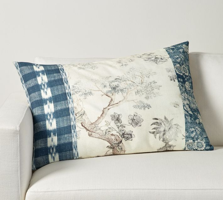 Orla Printed Lumbar Pillow Cover | Pottery Barn (US)