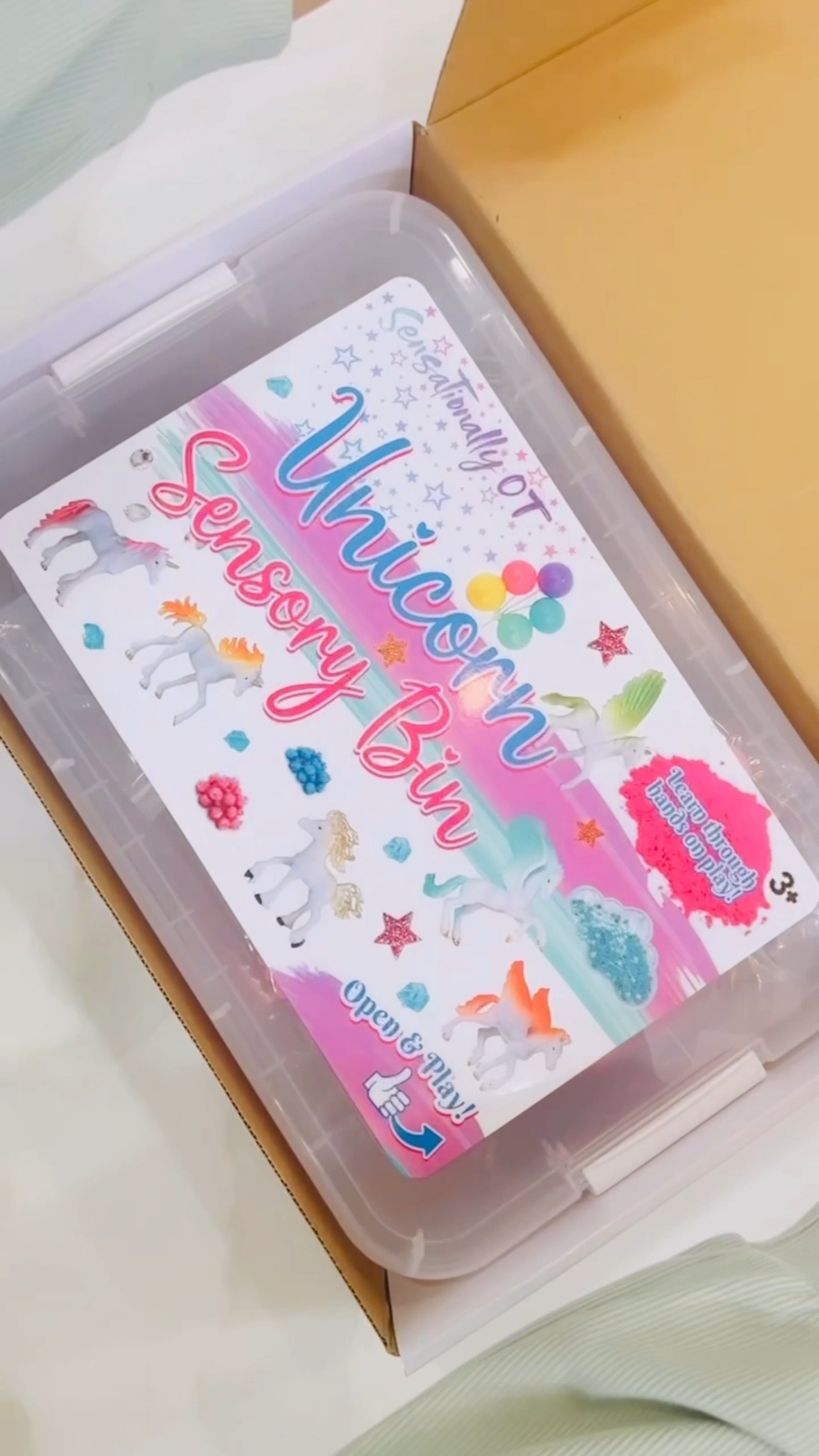 Exciting News! 👀 

Make this summer unforgettable for your kids with our Sensory Sand Bins!

Why get our Sensory Sand Bin?

🌼 Non-toxic and crafted for worry-free play
🌈 Sparks creativity while minimizing screen time
🎁 A gift that keeps on giving

Each bin comes with:
◽️Over 2 pounds of non-toxic, lightly scented sensory sand! 🏖️✨
◽️Optional glitter—add it to the sand or leave it out, it’s up to you!
◽️A sturdy, reusable storage bin with a secure lid and clasps to prevent spills. 👏🏼
◽️A variety of fun-themed accessories for endless hours of play!

Witness their faces light up with wonder as they delve into the enchanting world of imaginative play.

Drop a 🦄 to get the direct link! 

#sensationallyot #Amazon #sensorysandbin #sandbin #sensoryplaybin #littlemermaid #unicorntheme #summerfun #kidsgift #summeractivities #summercrafts #finemotorskills #kidsdevelopment #occupationaltherapy #kidsactivities #finemotoractivity #summer #beachfun #summergift #outdoorplay #giftideas #kidsgiftguide