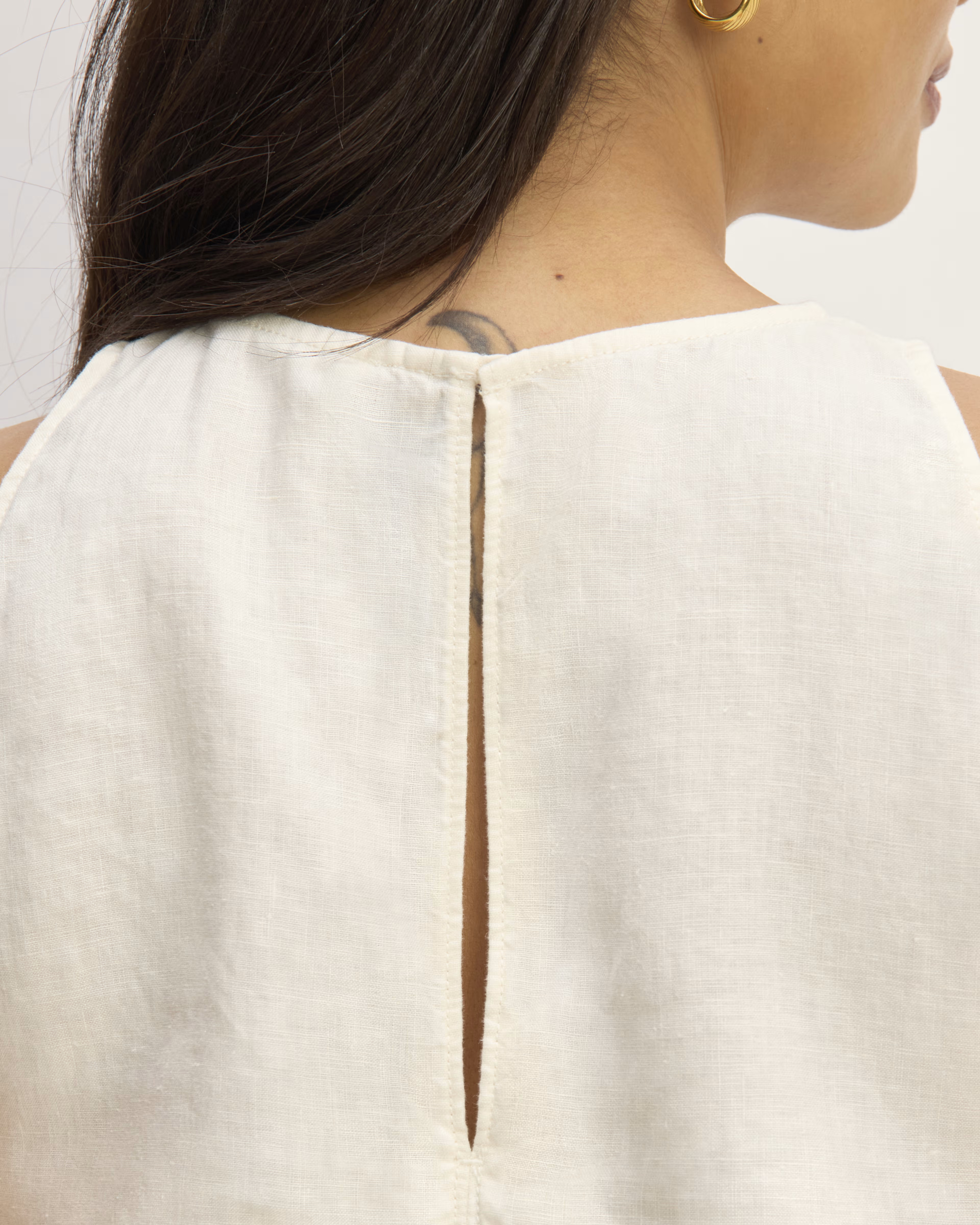 The Linen High-Neck Tank | Everlane