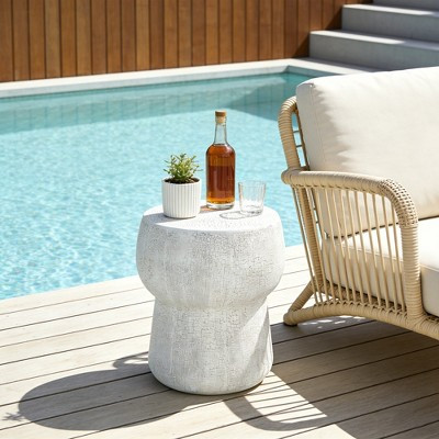 GDFStudio Roberts Outdoor Modern Concrete coffee Table with Crack process, Grey | Target
