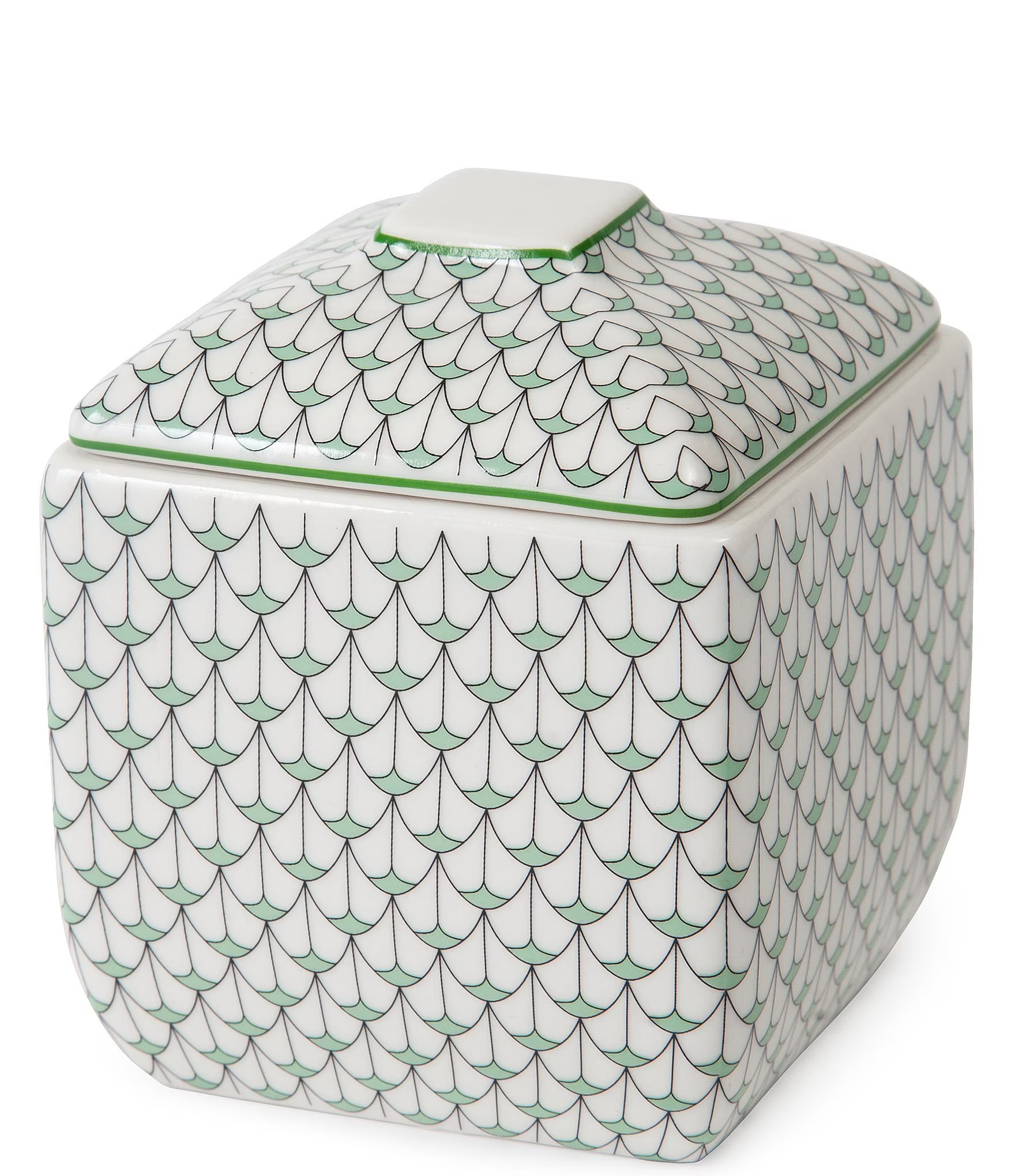 Aubrey Collection Porcelain Covered Jar With Lid | Dillard's