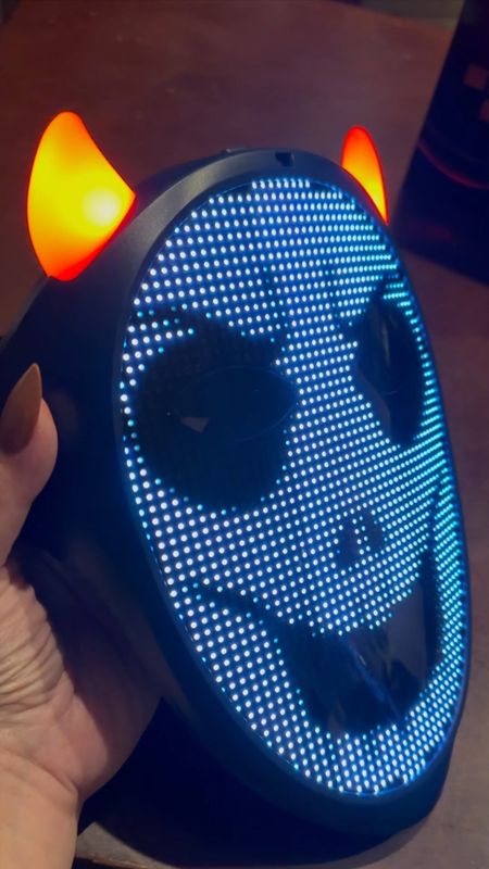 There is still time to get this LED Mask for Halloween! 👻🎃🍬Get 💸discount for a limited time! Link in my bio.  We love this!🦇

This is a very cool mask with lots of features perfect for Halloween.  The product is protected nicely in a black box.  It pairs to your phone through an APP downloadable from Google play or App store, and you can control the LED mask with Bluetooth. The box comes with Halloween Mask and Type C Cable. 

It contains 104 dynamic animations and 127 static patterns to choose from.  You can upload your favorite images, custom text, setting text color and playback mode, graffiti on the masks, turn on/off the devil horns. When you play music, the music rhythm or sound waves will be shown on the mask. You can express the mood of the moment by playing different styles of music. Great for Halloween, Christmas, birthdays, costume parties, cosplay and more. 

Features:

✔️104 dynamic animations and 127 static patterns to choose from
✔️2074 RGB lamp beads,bright and vibrant 
✔️Elastic band for free size adjustment
✔️Soft silicone, comfortable to wear

How to switch animations/patterns:
👋Wave your hand over the sensor to switch patterns
↔️Switching patterns on mobile app
👆Tap on the side of the mask to switch patterns

🛒Available at @amazon 

#halloween #halloweencostume #halloweenmask #ledmask #commissionearned #amazonfinds #amazon

#LTKHolidaySale #LTKVideo #LTKHalloween