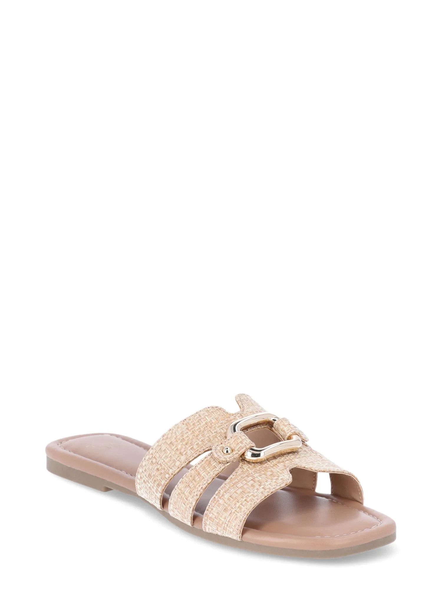 Time and Tru Women's Hardware Slide Sandal | Walmart (US)