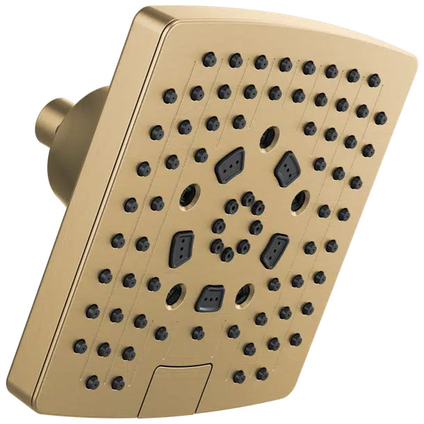 Essential™ Shower Series 7" Linear Square H2OKinetic® Multi-Function Wall Mount Showerhead | Perigold