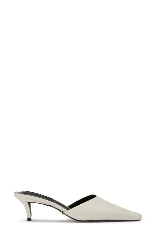 Tony Bianco Zubi Kitten Heel Mule in Dove Nappa at Nordstrom, Size 7.5 | Nordstrom