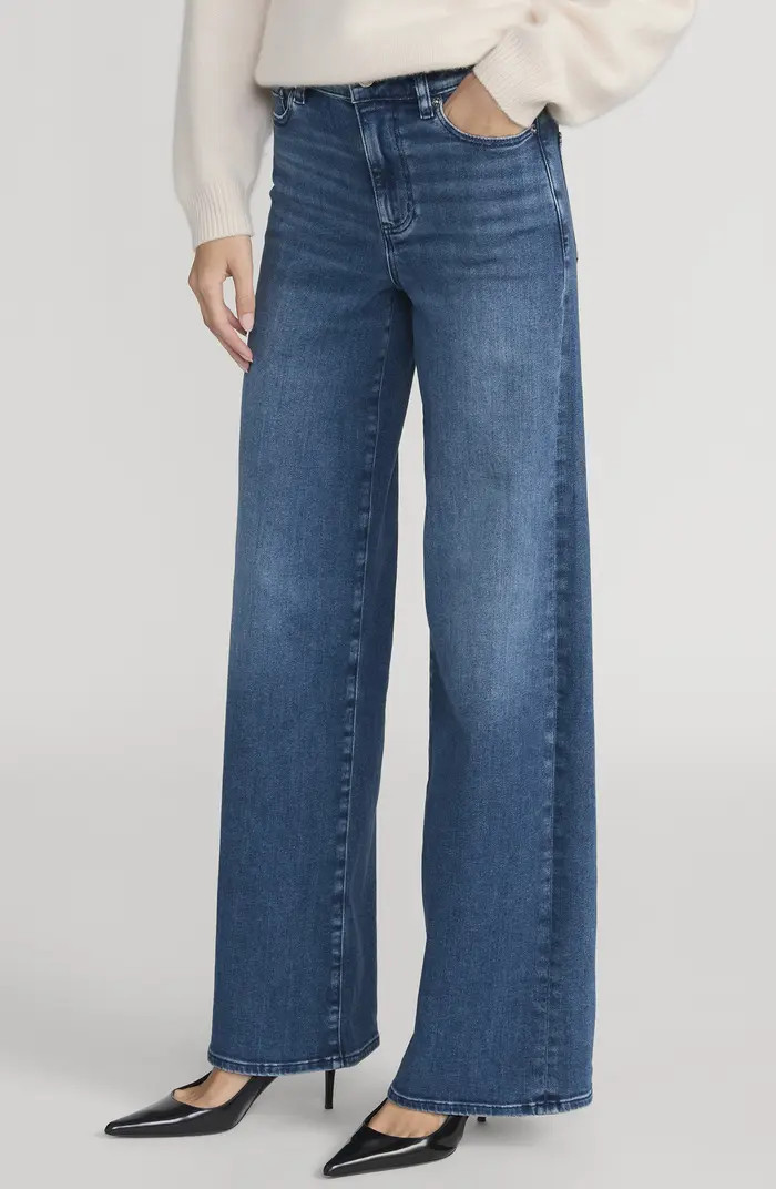 Le Slim Palazzo High Waist Wide Leg Jeans | Nordstrom