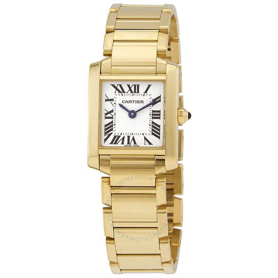 Cartier Tank Française Small 18kt Yellow Gold Quartz Ladies Watch WGTA0031 | Jomashop.com & JomaDeals.com