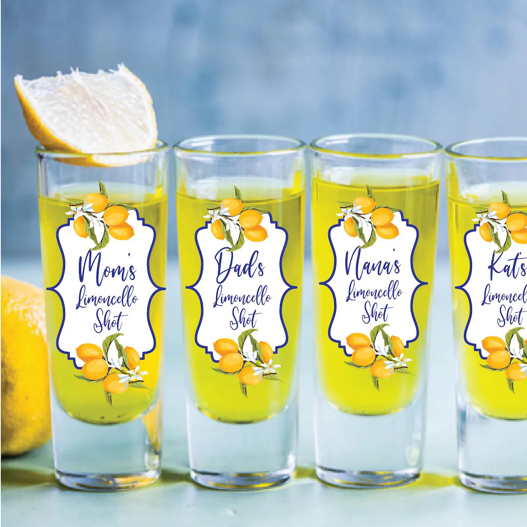 Custom Shot Glasses, Limoncello Shot Glasses Sets, Cocktail Glasses, Personalized Funny Gifts - E... | Etsy (US)