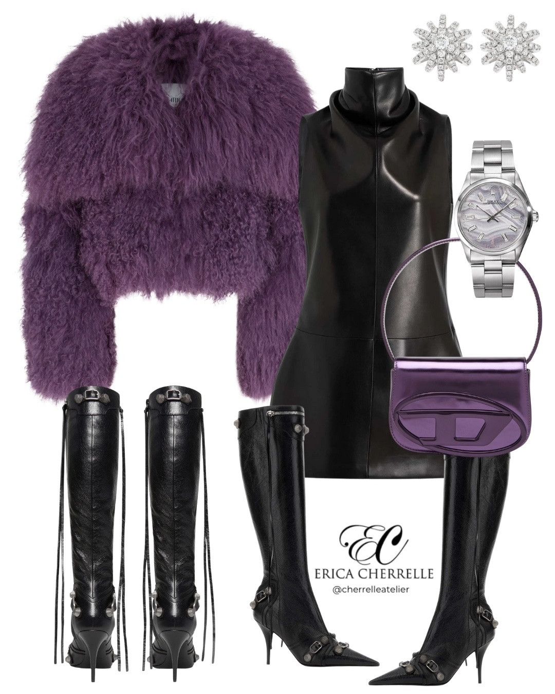 When the outfit says luxury before you even speak.
Leather silhouette, statement outerwear, and accessories that seal the deal.
Ready to dress like the best version of you?
Let me style your next season. 🖤✨

#FallStyle2025 #QuietLuxury #StreetStyle #OOTDInspo #StyledByEricaCherrelle #FallFashion #FashionStylist #purple #styleboard #ericacherrelle

#LTKValentine #LTKootd #LTKSeasonal