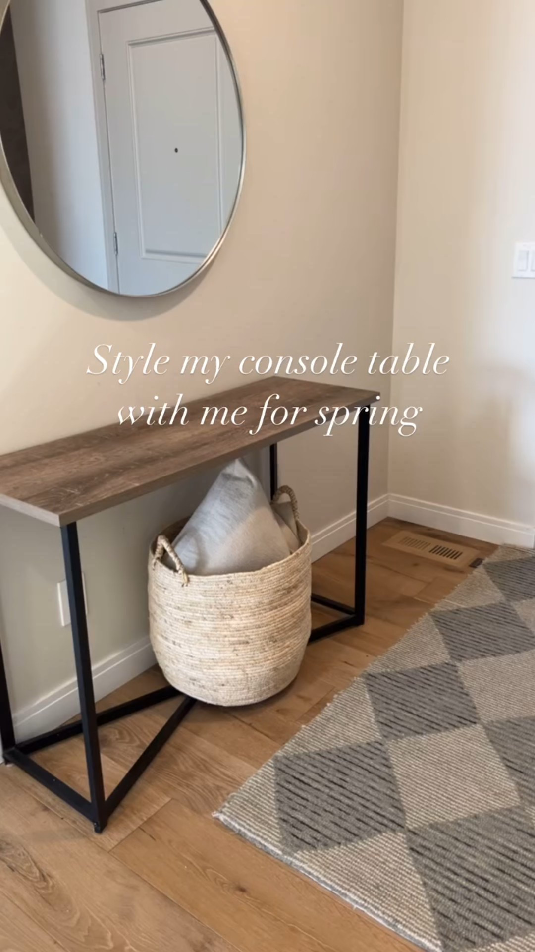 Spring console table refresh / styling! 🪻

I absolutely love styling my console table / entryway for the new seasons. A spring console refresh brings new life into the home and sets the pace for the whole home as it’s the first thing you see when you enter. I always recommend a big vase or lamp, some pretty seasonal stems, coffee table books, candles or bowls. 

Comment below and tell me your favorite piece for the console table! 

.
.

Like & save for future home decor inspo! 💌
.
.
.

Console table decor, console styling, entryway decor, entry way ideas, spring entry way refresh 
.
.
#consoletabledecor #consoletable #consoletablestyling #springrefresh #entrywaydecor #entrywayinspo #springdecor #entrywayideas #neutralhomedecor #affordabledecor #affordablefinds #wayfair #simplestyling

#LTKcanada