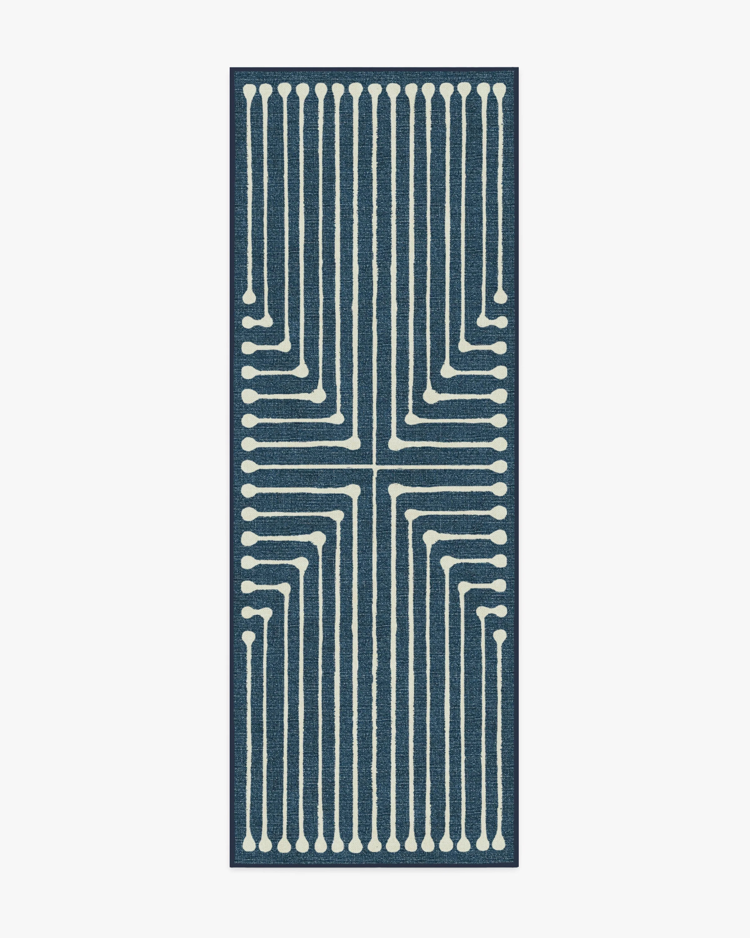 Inkdrop Lapis Blue Rug by Jonathan Adler | Ruggable US | Ruggable