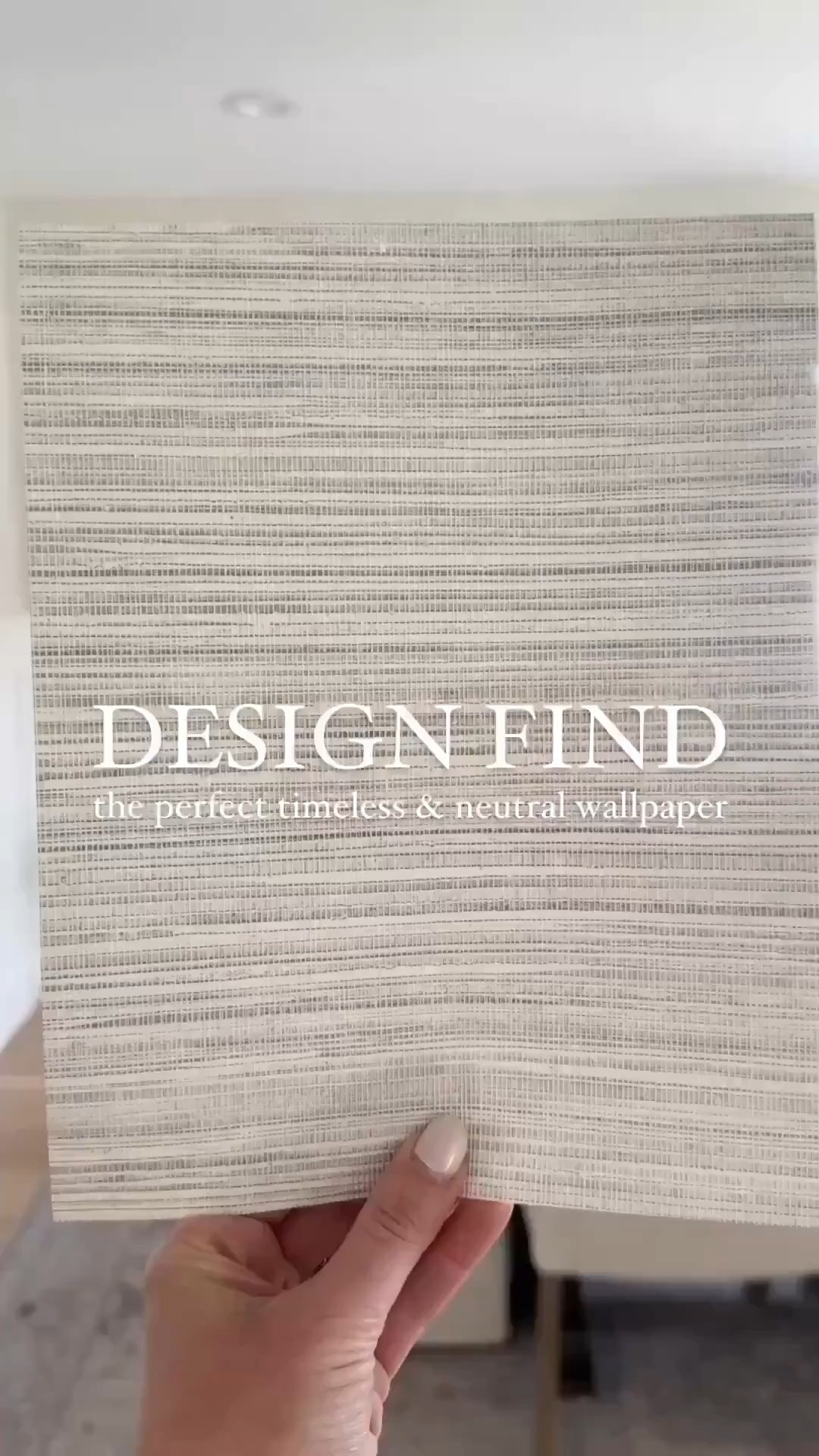 One of my favorite design finds - the perfect neutral wallpaper. Looks like grasscloth but at a better price and the perfect light gray! Dining room design, traditional dining room 

#LTKFindsUnder100 #LTKHome