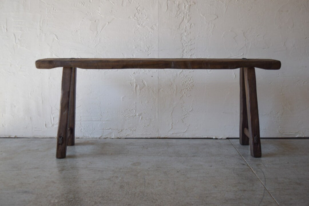 4' Long Antique Inspired Bench dark | Etsy (US)