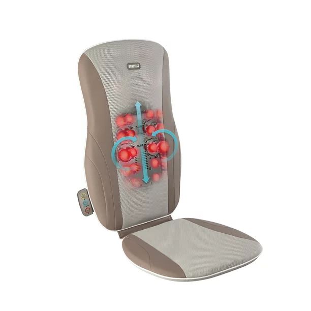 Homedics Shiatsu Massage Cushion + Heat, Deep Kneading Massager, Fits Most Chairs, 3 Massage Zone... | Walmart (US)