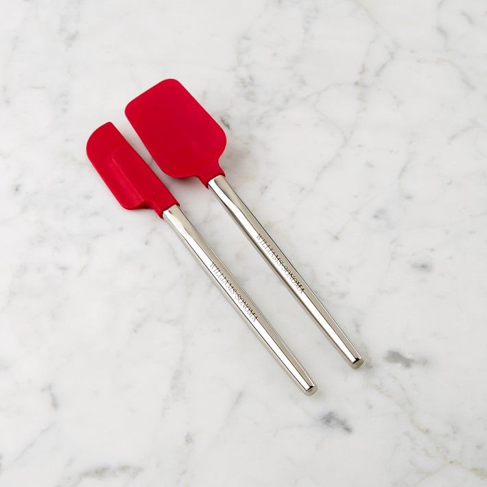 Williams Sonoma Silicone Mini Spatula & Spoonula with Stainless-Steel Handle | Williams-Sonoma