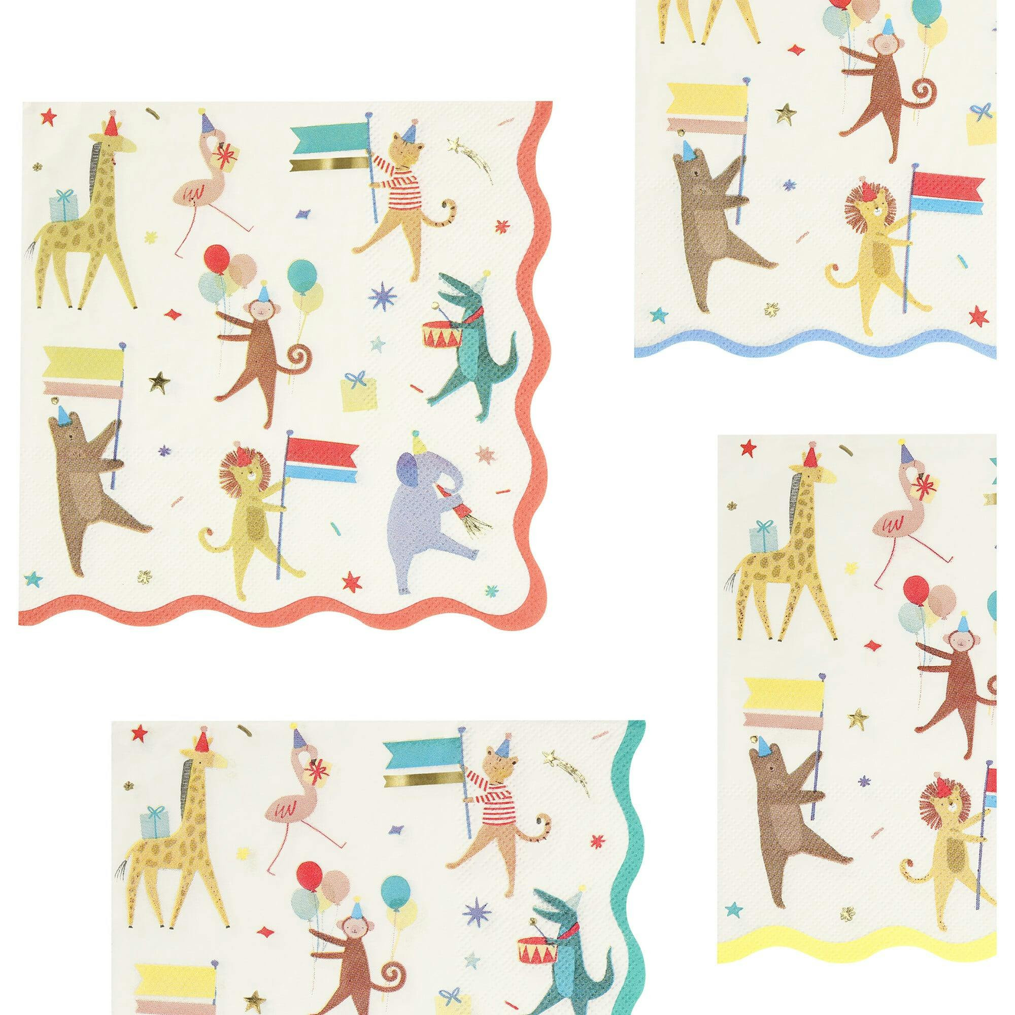 Animal Parade Large Napkins | Maisonette