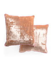 Piped Velvet Pillows Set of 2 | Marshalls
