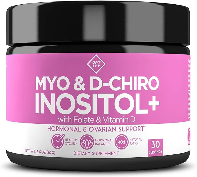 Premium Inositol Supplement - Myo-Inositol and D-Chiro Inositol Powder Plus Folate and Vitamin D ... | Amazon (US)
