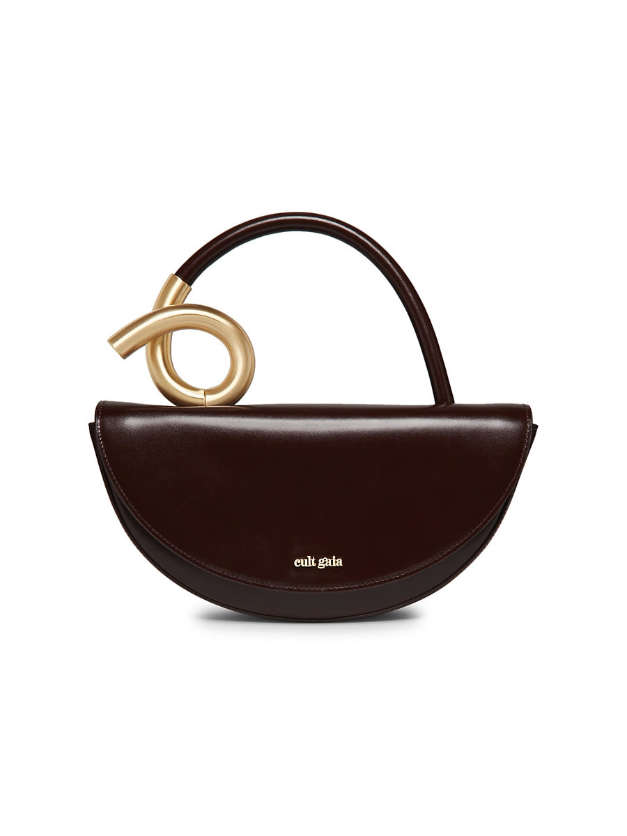 Women's Azariah Leather Top Handle Bag - Espresso | Saks Fifth Avenue