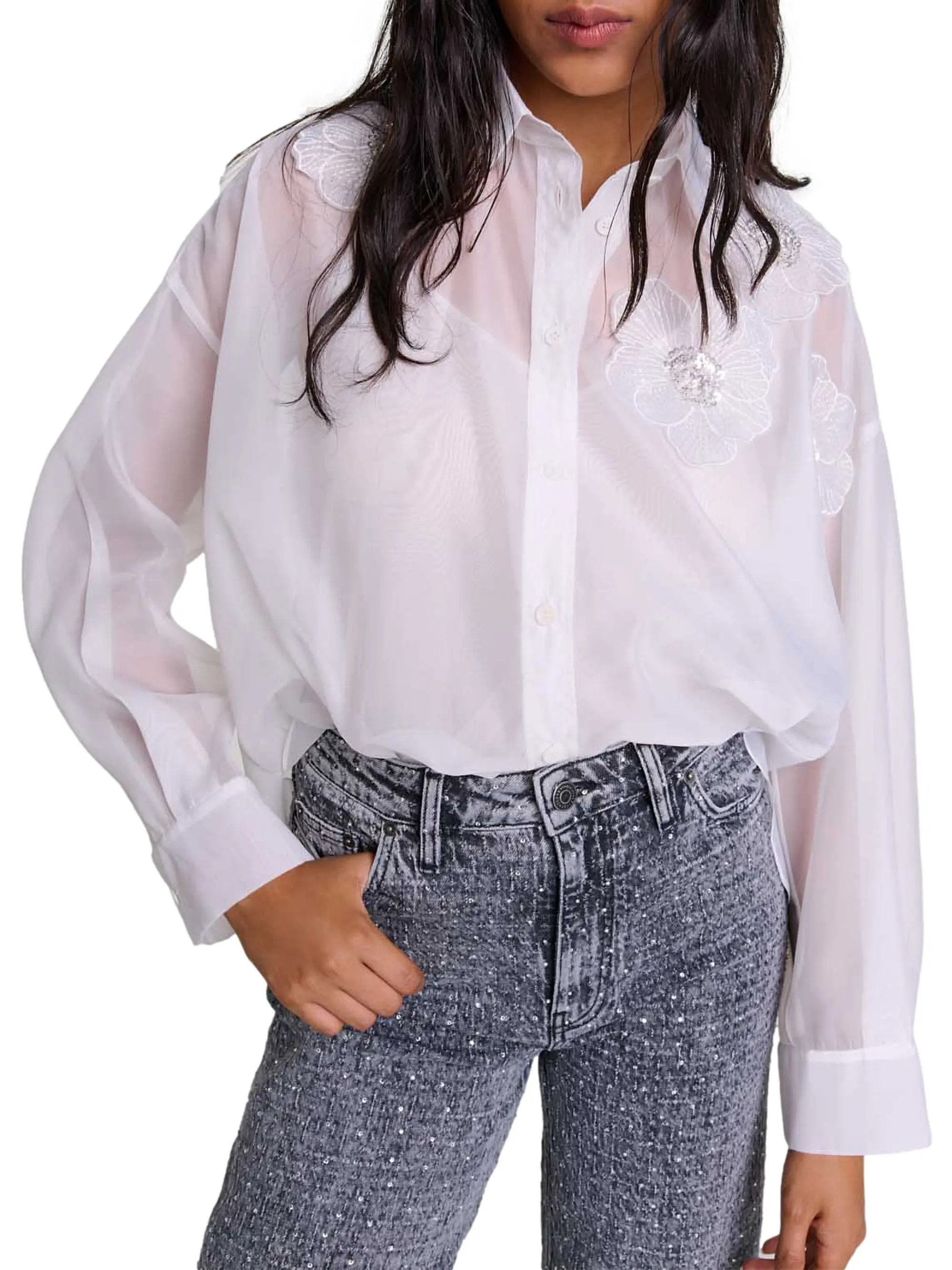 Organza Shirt | Saks Fifth Avenue