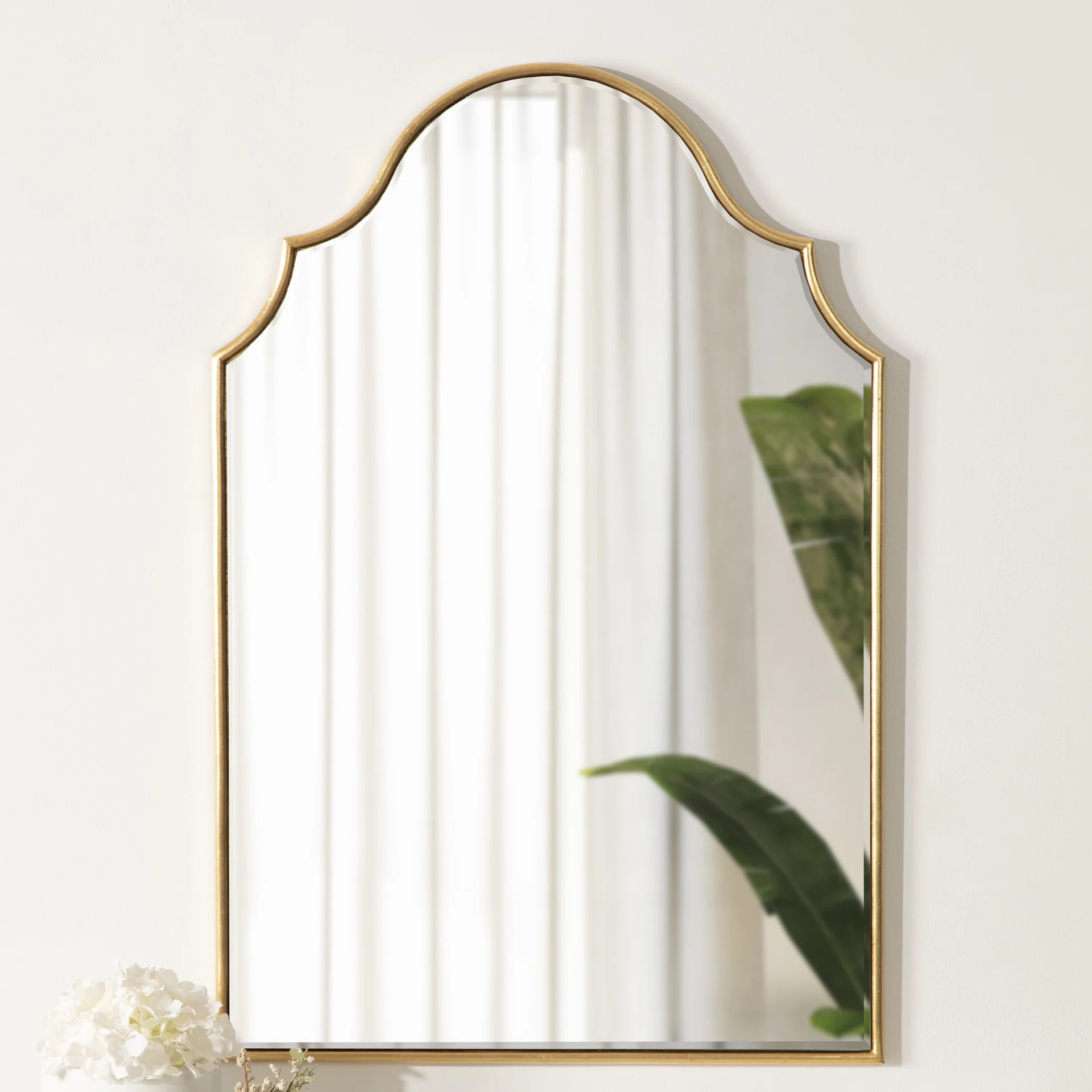 Almetta Engineered Wood Flat Mirror | Wayfair North America
