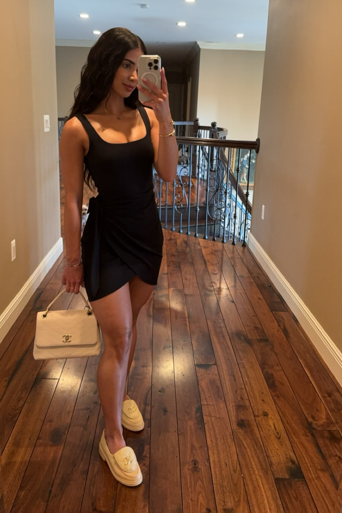 Summer night out fit. Chanel loafers & purse! 

#LTKItBag #LTKU