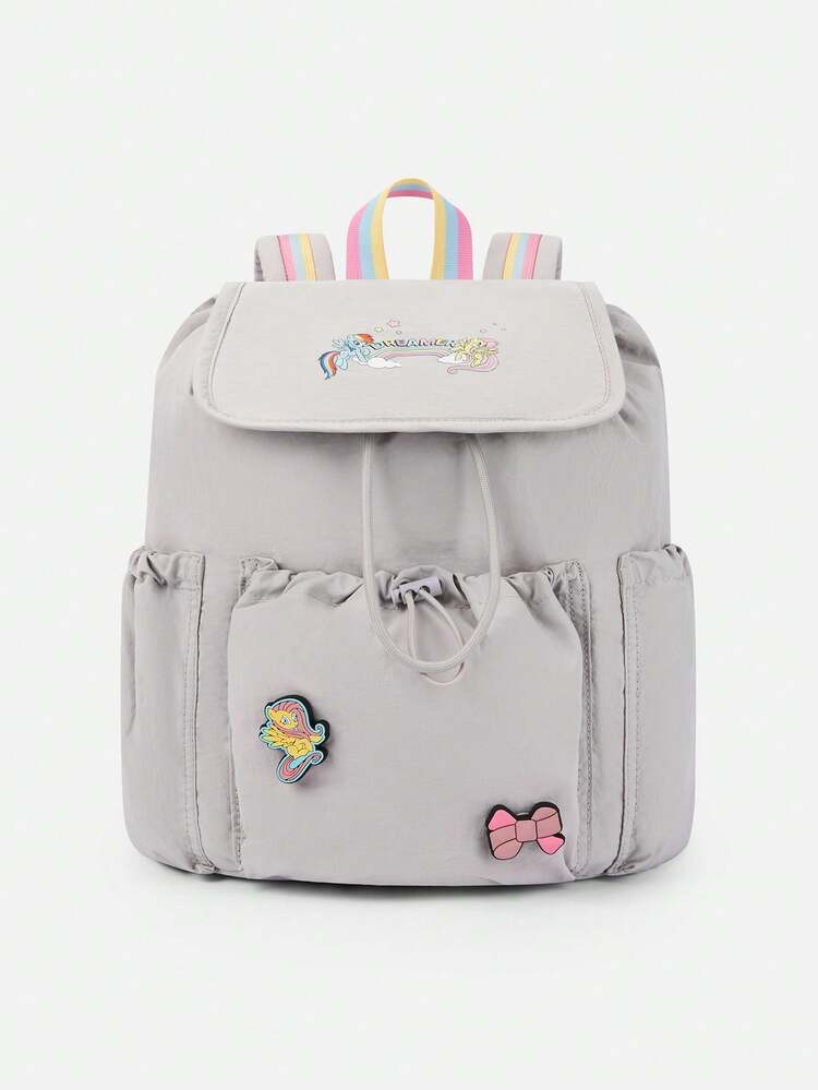 Balabala My Little Pony Girls Backpack 2026, Cute Sweet Design, Lightweight Comfort, Adjustable Straps, Perfect For School & Outings | SHEIN