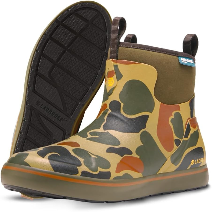 Amazon.com | LaCrosse Alpha Deck Boot 6-Inch - Waterproof Shoes for Men - Slip-Resistant Outsole ... | Amazon (US)
