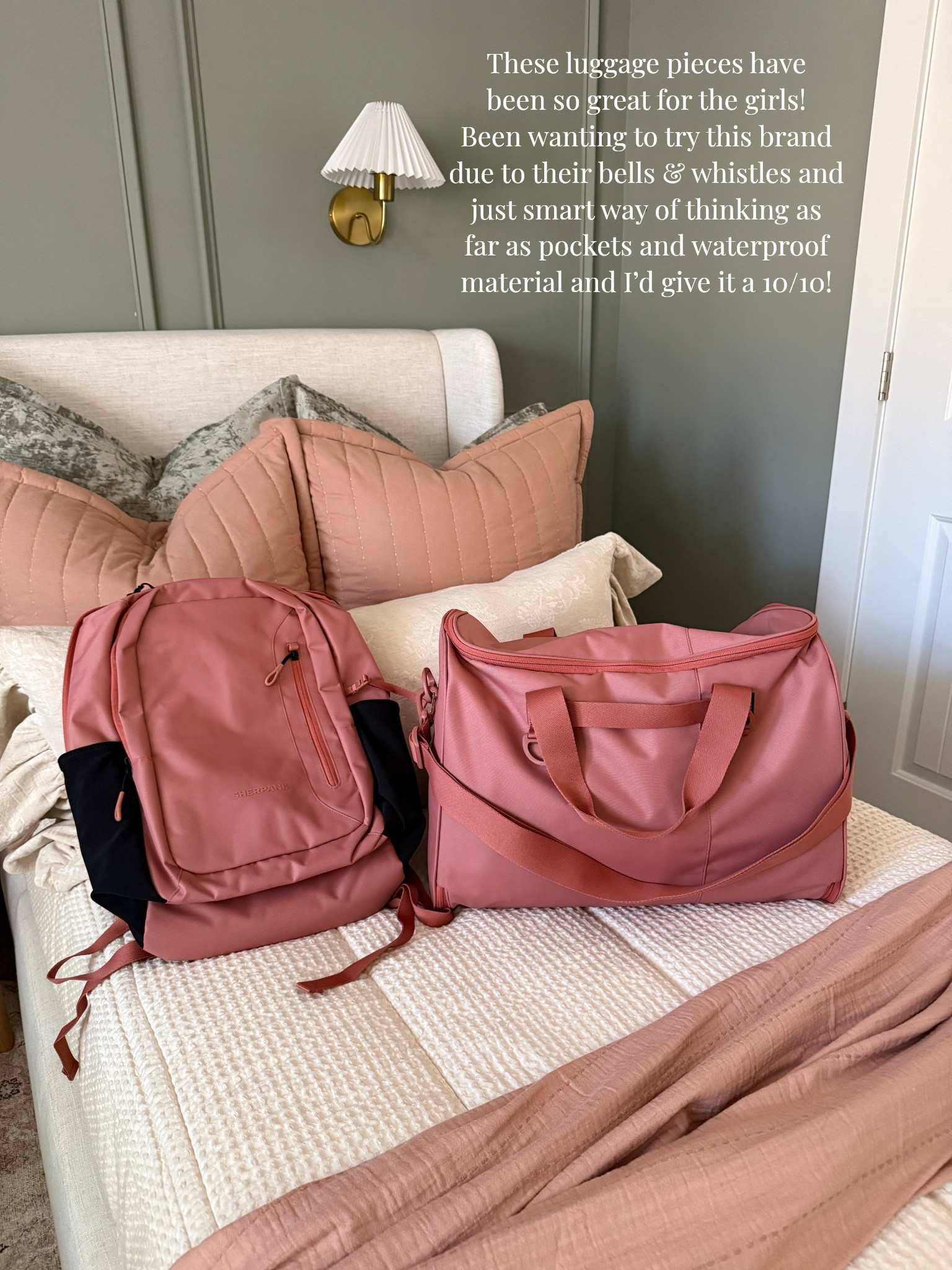 These luggage pieces have been so great for the girls! Been wanting to try this brand due to their bells & whistles and just smart way of thinking as far as pockets and waterproof material and I’d give it a 10/10! 

NEWSEASON20 to save 20%



@sherpani #sherpani #sponsored

#LTKmomlife #LTKTravel #LTKBaby