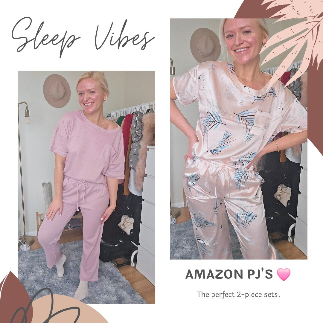 My fav Amazon PJ sets 🌙 one silky, one waffle knit. Lots of colors! I ordered size M.

#LTKFindsUnder50 #LTKStyleTip #LTKMostLoved