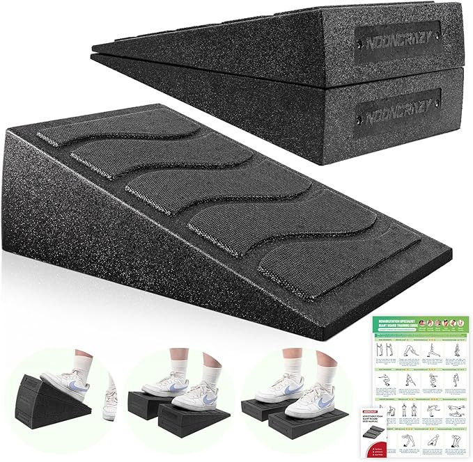 Slant Board for Calf Stretching, 5 Adjustable Angles Incline Board for Squat Wedge, 480 lbs Weigh... | Amazon (US)