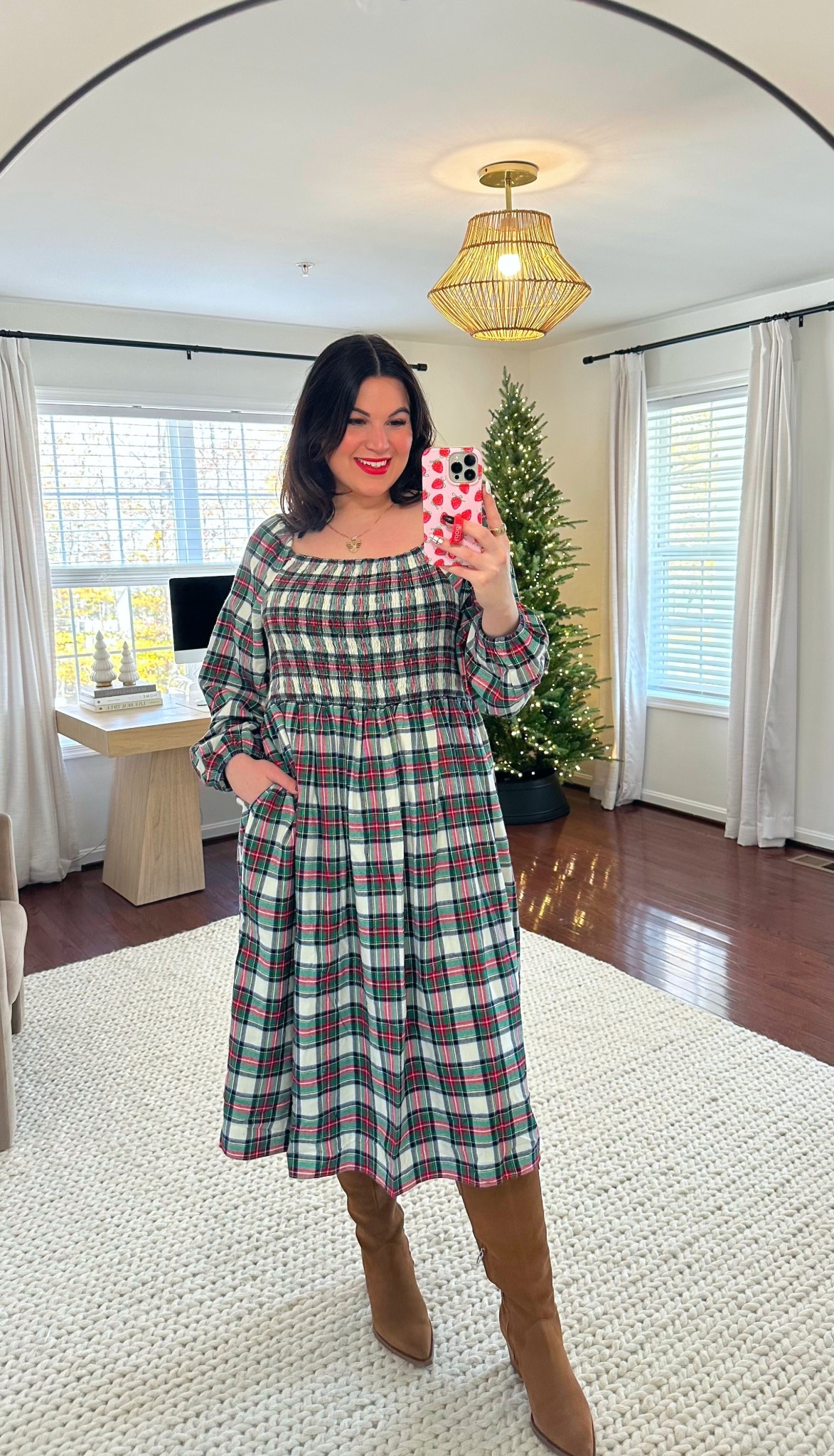 The cutest plaid dress! Perfect for Christmas Day or family Christmas photos 🎄

Dress - 10/12 



#LTKCyberWeek #LTKHoliday #LTKMidsize