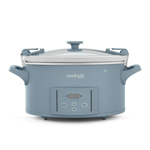 Crock-Pot\u00ae Design Series 7-Quart Programmable Slow Cooker, Morning Haze Blue | Amazon (US)