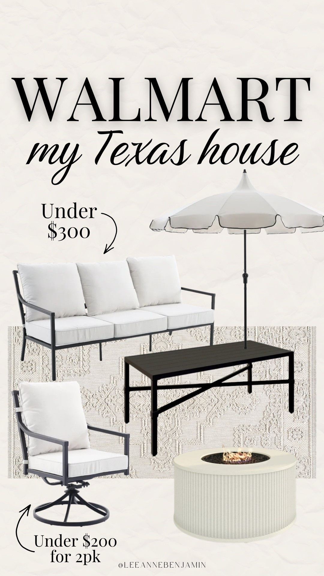 New My Texas House patio furniture at Walmart!!

#LTKHome #LTKSeasonal #LTKSpringSale