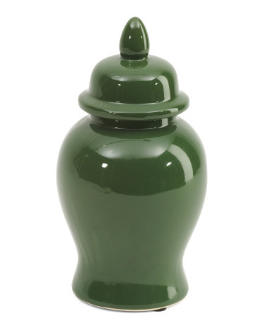 12in Glossy Classic Ceramic Ginger Jar With Lid | Home | Marshalls | Marshalls