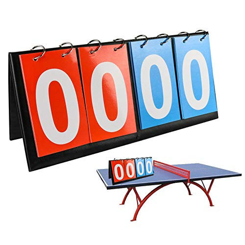 APORO Portable Table Top Scoreboard Flipper, Multi Sports Score Flip Scoreboard | Amazon (US)