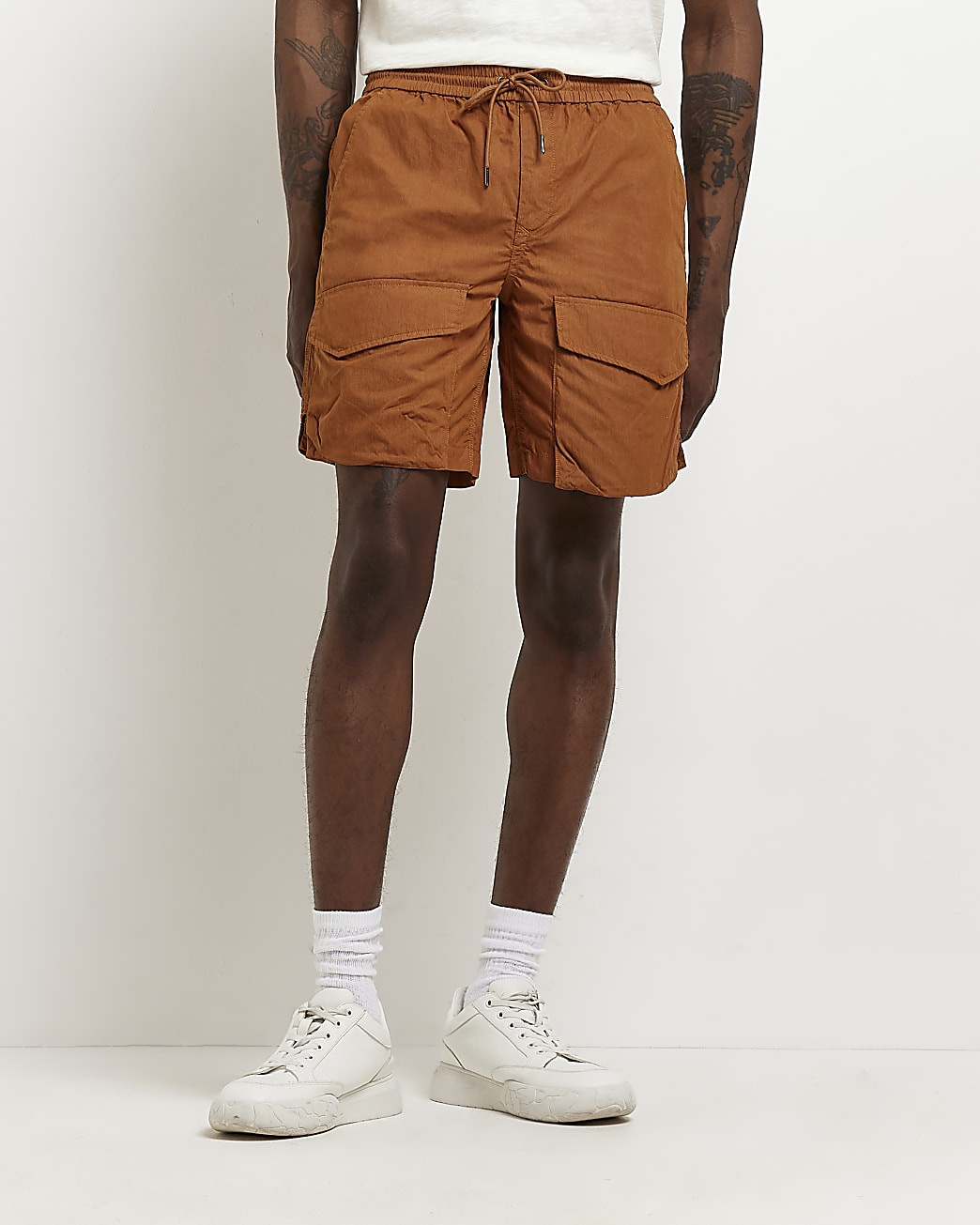 Orange Regular fit pocket Shorts | River Island (UK & IE)