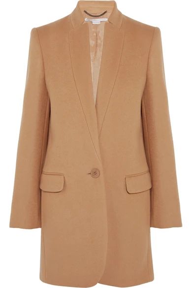 Stella McCartney - Bryce Melton Wool-blend Coat - Tan | NET-A-PORTER (UK & EU)