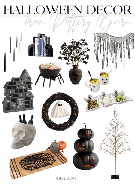 Halloween decor from Pottery Barn, Pottery Barn Halloween, pumpkin decor, fall decor, Halloween doormat, fall doormat, Halloween wreath

#LTKHoliday #LTKHalloween #LTKhome
